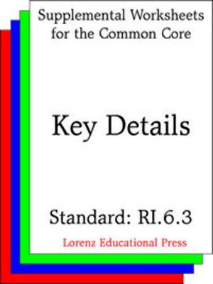 cover image of CCSS RI.6.3 Key Details